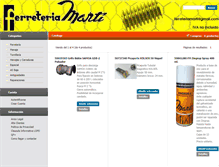 Tablet Screenshot of ferreteriamarti.com